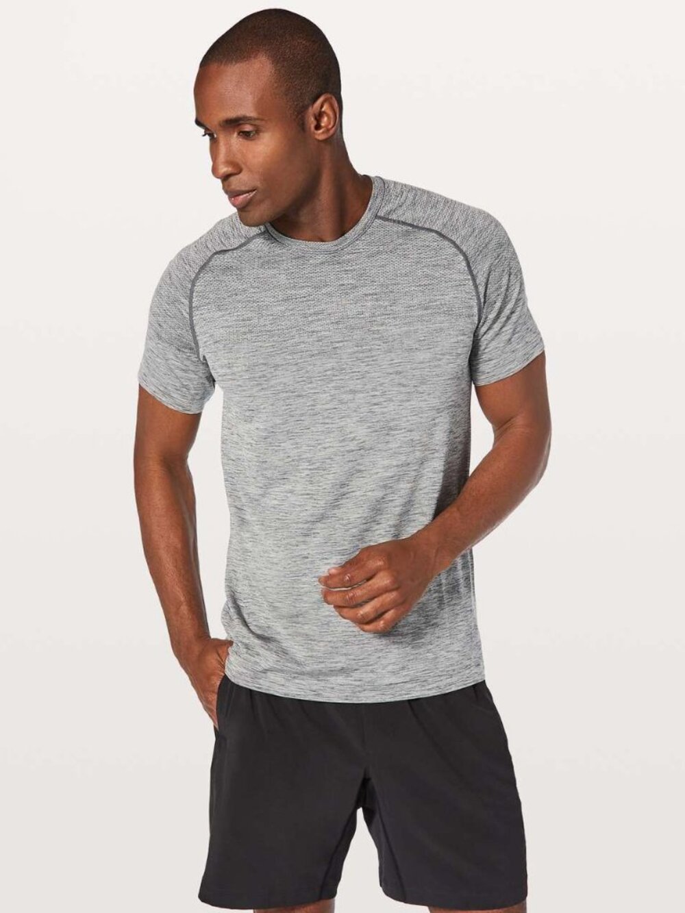 Lululemon Men's Metal Vent Tech Short Sleeve - Grey/Slate